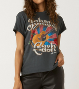 JOHNNY CASH RED ROSE BAND TEE