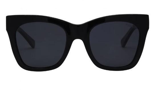 ISEA BILLIE BLACK/SMOKE POLARIZED SUNGLASSES