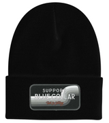 BARRICADE SUPPORT BLUE COLLAR TROLL CO BEANIE