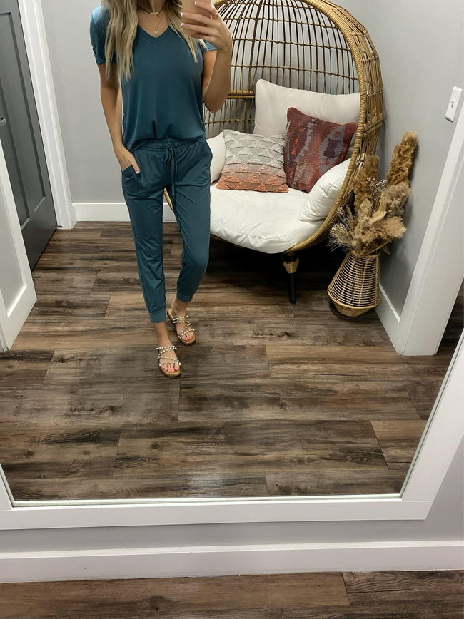 TEAL ON THE GO TEE