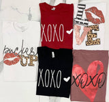 RED XOXO TEE