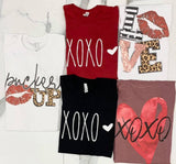 WHITE PUCKER UP TEE