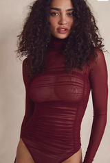 FREE PEOPLE WINE UNDER IT ALL BODYSUIT