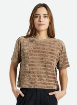 BRIXTON TWIG COLOMBIA VELOUR PANEL TOP