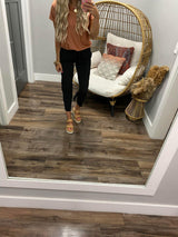 ROSE SILKY BLOUSE TOP