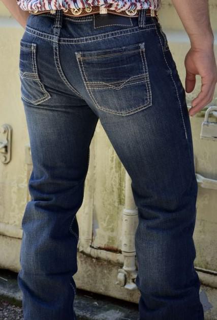 MENS ROCK AND ROLL MEDIUM VINTAGE REVOLVER STRAIGHT DENIM