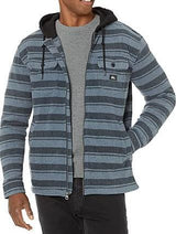 MENS QUIKSILVER INDIGO SUPER SWELL HOODED JACKET