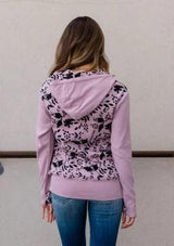 LAVEN-DEAR FLORAL FULL ZIP JACKET