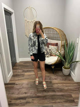 GREY MIX DENIM JACKET