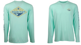 MENS HOOEY SEA FOAM THE CAPTAIN HABITAT LONG SLEEVE TEE