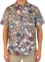 MENS HURLEY WEDGE SHORT SLEEVE BUTTON UP