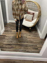 OAKLEY FALL PLAID BUTTON UP JACKET