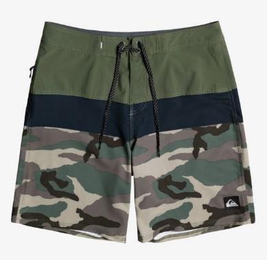 QUIKSILVER SURFSILK PANEL 20" BOARDSHORTS THYME CAMO