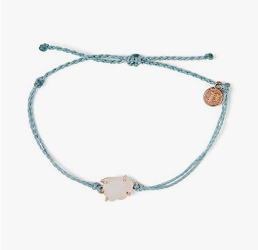 PURAVIDA ROSE GOLD SEAGLASS BRACELET