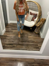 RUST ROCK & ROLL GRAPHIC TEE