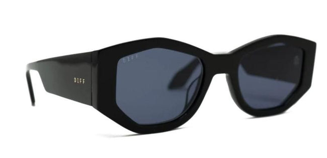 DIFF ZOE BLACK POLARIZED SUNGLASSES