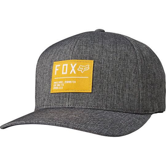 CHARCOAL CAMELFOX RACING FLEX FIT HAT