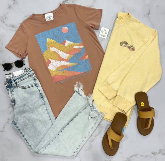 ROSE ADVENTURE AWAITS TEE
