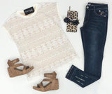 IVORY LACE TOP