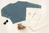 DUSTY BLUE THERMAL TOP