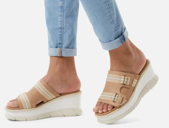 SOREL JOANIE 3 SLIDE HONEST BEIGE SANDAL