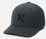 BLACK TEXTURE HURLEY HAT