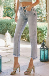 ISABELLA HIGH RISE WASHED STRAIGHT LEG DENIM