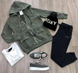 ROXY CHARCOAL JOGGERS