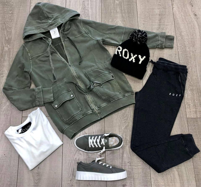 ROXY CHARCOAL JOGGERS