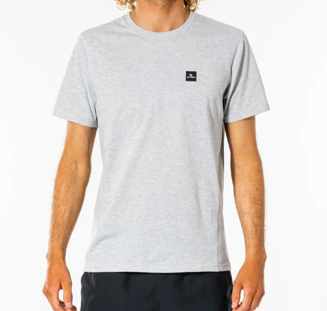 MENS VAPOR RIP CURL GREY TEE