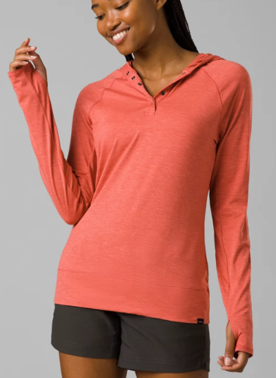 PRANA SOL SEARCHER HOODIE TOP