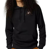 MENS FOX BLACK FINISHER PULLOVER HOODIE