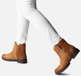 SOREL EMELIE 2 ZIP TAFFY/BLACK BOOTIE