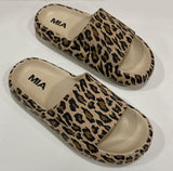 MIA LEOPARD SLIDES
