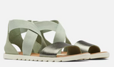 SOREL ELLA II SANDALS SAFARI GREEN