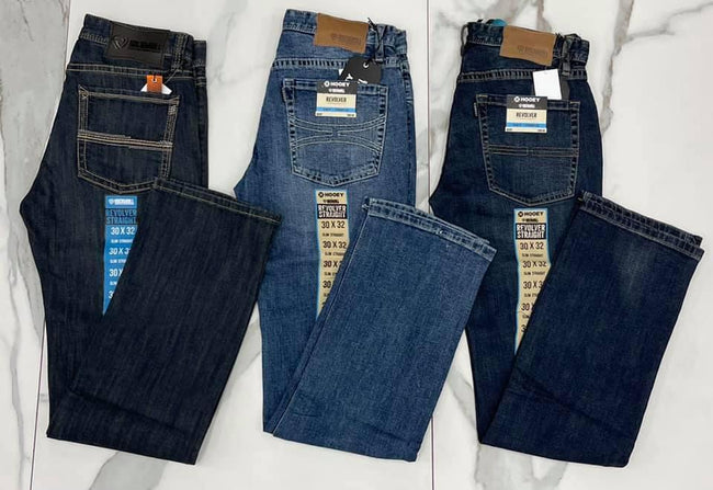 ROCK AND ROLL DARK REVOLVER STRAIGHT JEANS