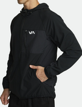 MENS BLACK RVCA TRACK JACKET