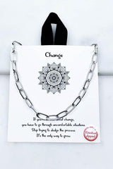CHANGE NECKLACE SILVER