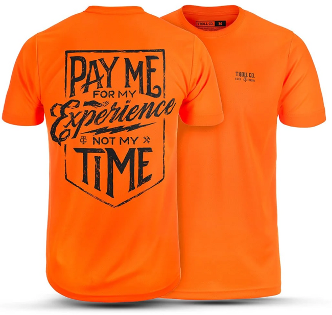 TROLL CO HI-VIS ORANGE PAY ME TEE
