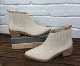 CREAM SNAKE BOOTIE