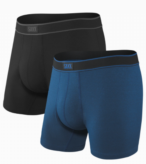 SAXX DAYTRIPPER 2-PACK BLACK/CITY BLUE