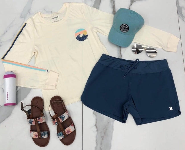 STEEL BLUE HURLEY SHORT