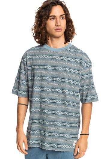 MENS QUIKSILVER ASHLEY BLUE PATIOS TEE