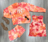 HURLEY TIE DYE CORAL SHORTS