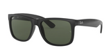 RAYBAN 0RB4165 JUSTIN BLACK W/DARK GREEN