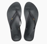 REEF BLACK CUSHION SLIM FLIP FLOP