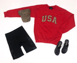 RED USA PULLOVER