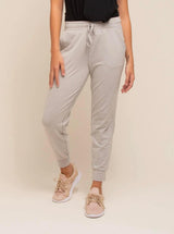 HEATHER GREY ON THE GO JOGGERS