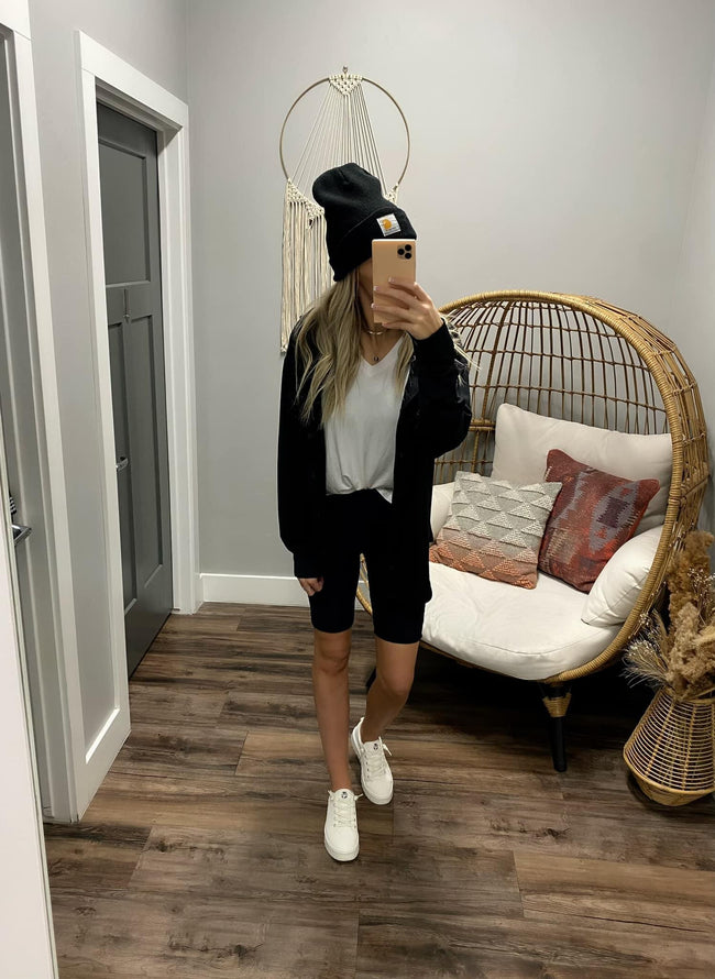LEOPARD BIKER SHORTS
