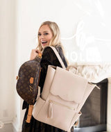 NUDE FRILLY FULL SIZE BACKPACK
